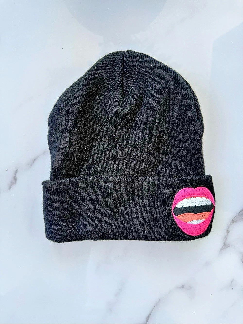 Hayley Elsaesser Mouthy Lips Beanie